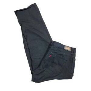 Vintage Levi's 550 Relaxed Boot Cut Black Denim Jeans Women's 16 Medium